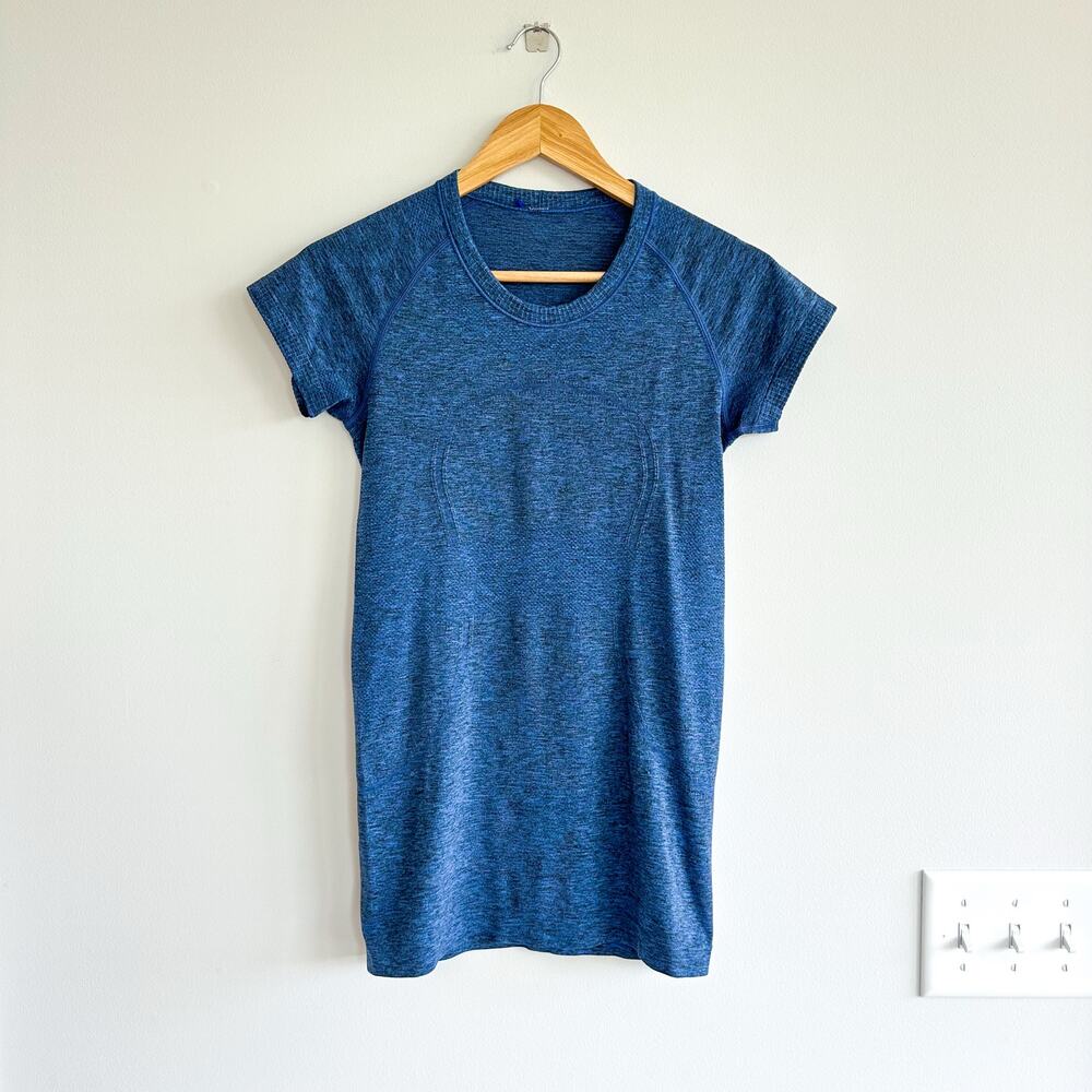 Lululemon Swiflty Tech Short Sleeve Top Blue 6